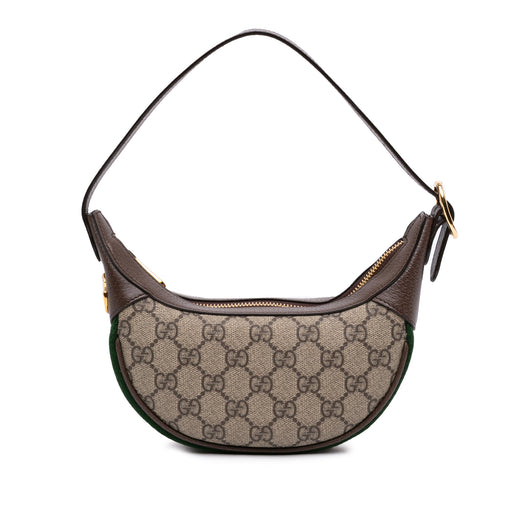 Mini GG Supreme Web Ophidia Shoulder Bag - Image 1
