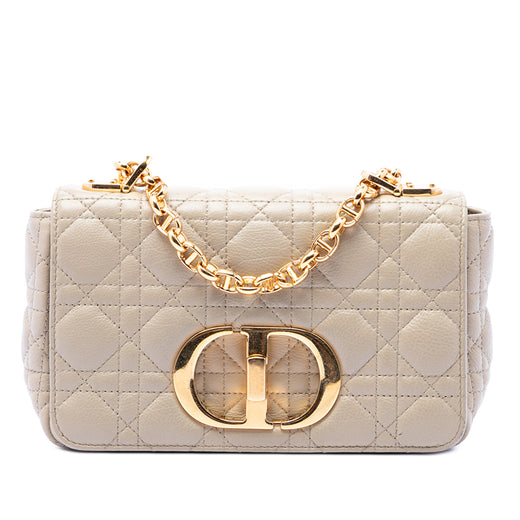 Small Calfskin Cannage Caro Crossbody - Image 1