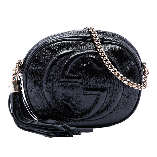 Mini Patent Soho Chain Crossbody - Image 1