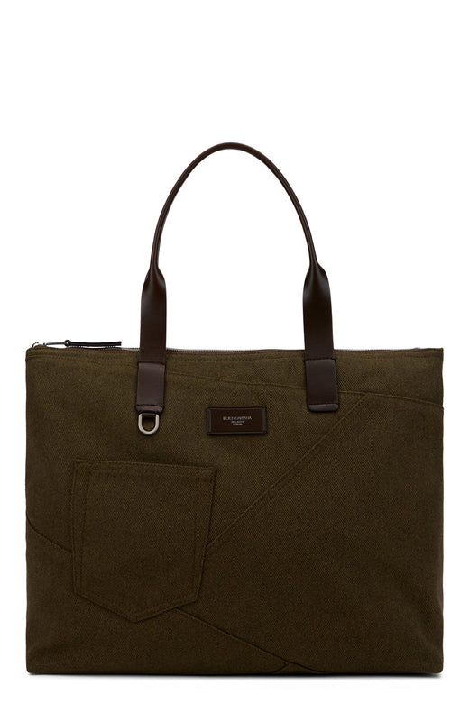 Dolce & Gabbana Tote Bag — Green Cotton