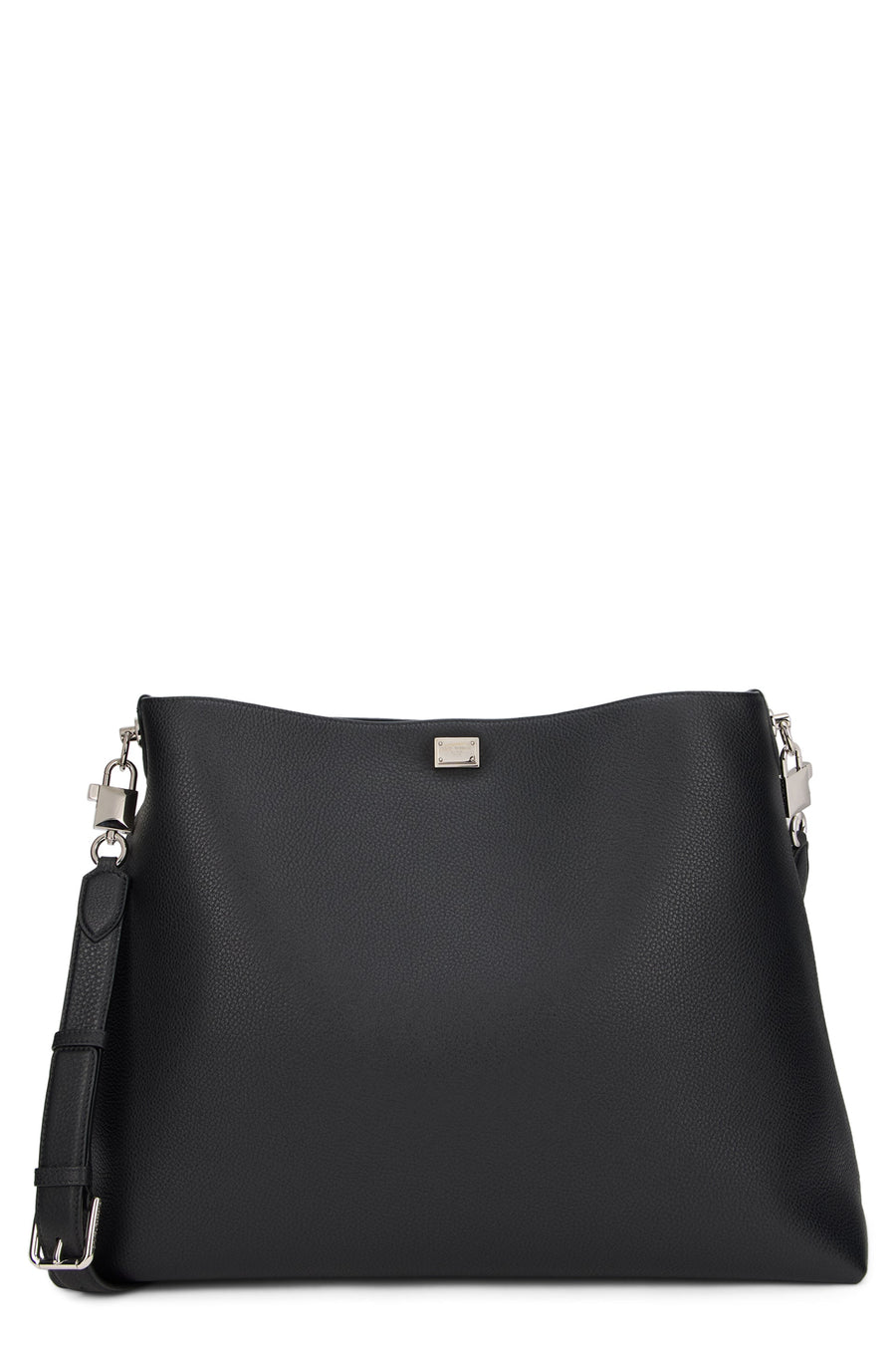 Dolce & Gabbana Vittoria Tote Bag — Black Calfskin