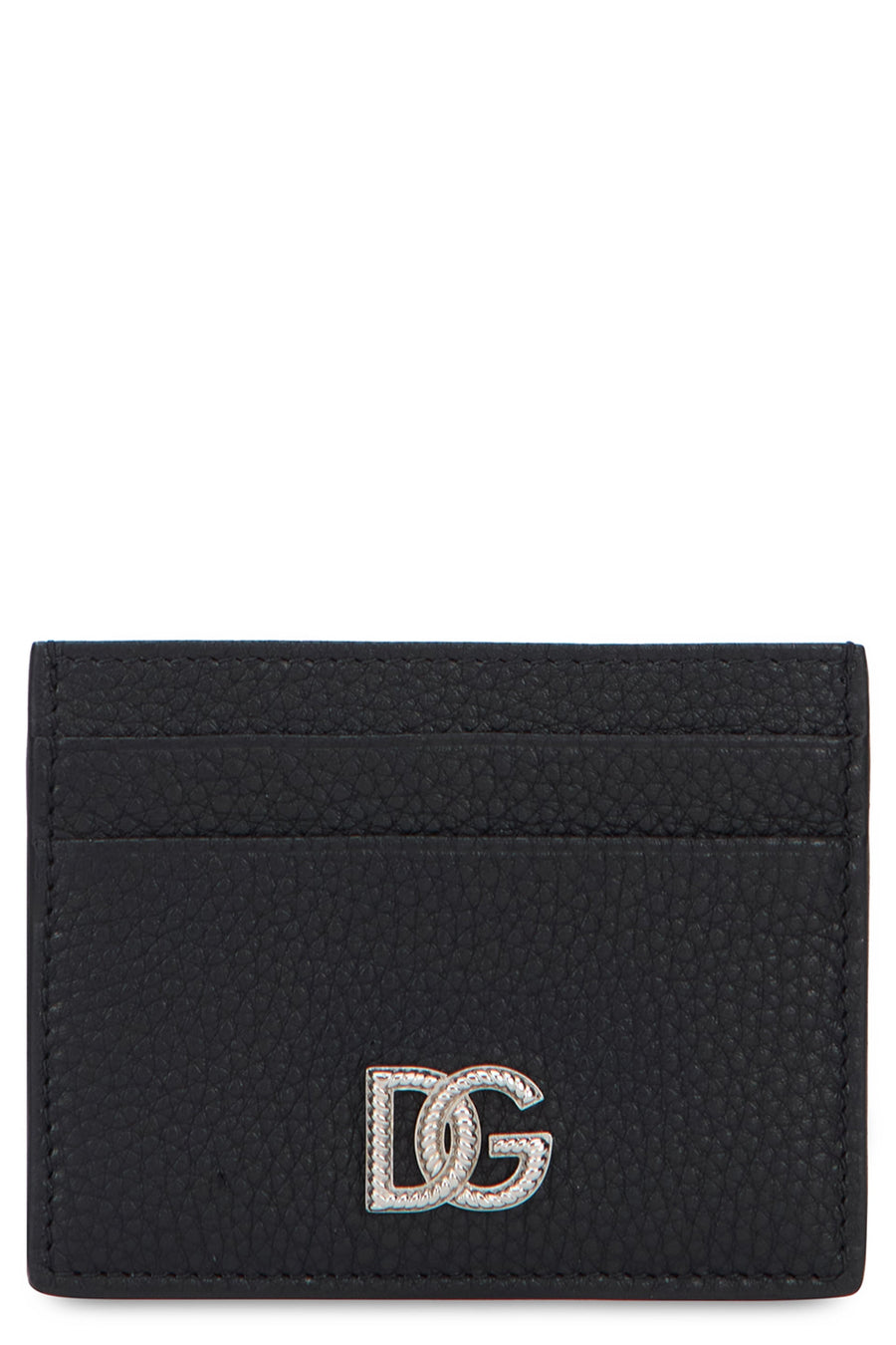 Dolce & Gabbana Leather Card Case — Black Cases