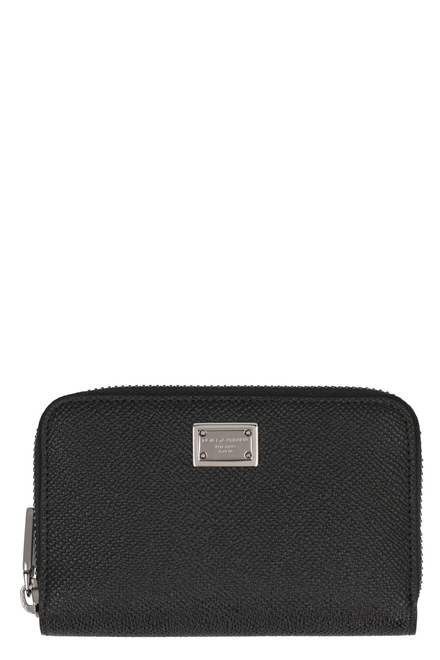 Dolce & Gabbana Dauphine Calf Leather Wallet — Black