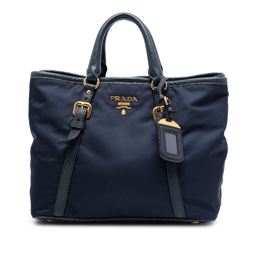 Vitello Daino Trimmed Tessuto Satchel - Image 1