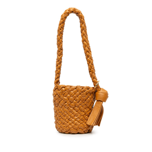 Small Calfskin Intreccio Kalimero Bucket Bag - Image 1