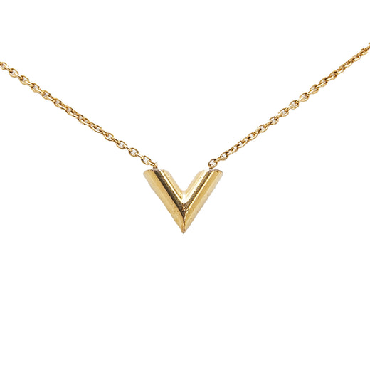 Gold Plated Essential V Necklace - Image 1
