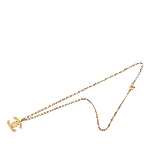 CC Gold Plated Star Cutout Pendant Necklace - Image 1