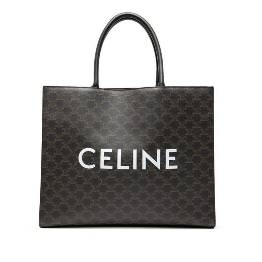Medium Triomphe Coated Canvas Cabas Horizontal Tote - Image 1