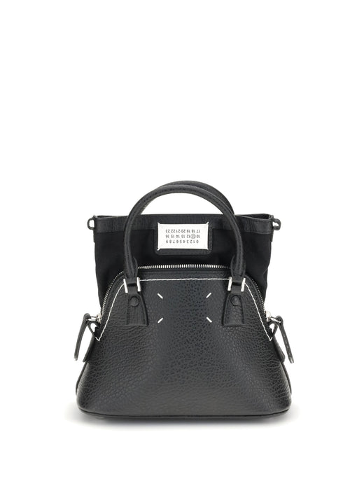 Maison Margiela 5ac Top Handle Bag — Black Calf Leather Bos Taurus