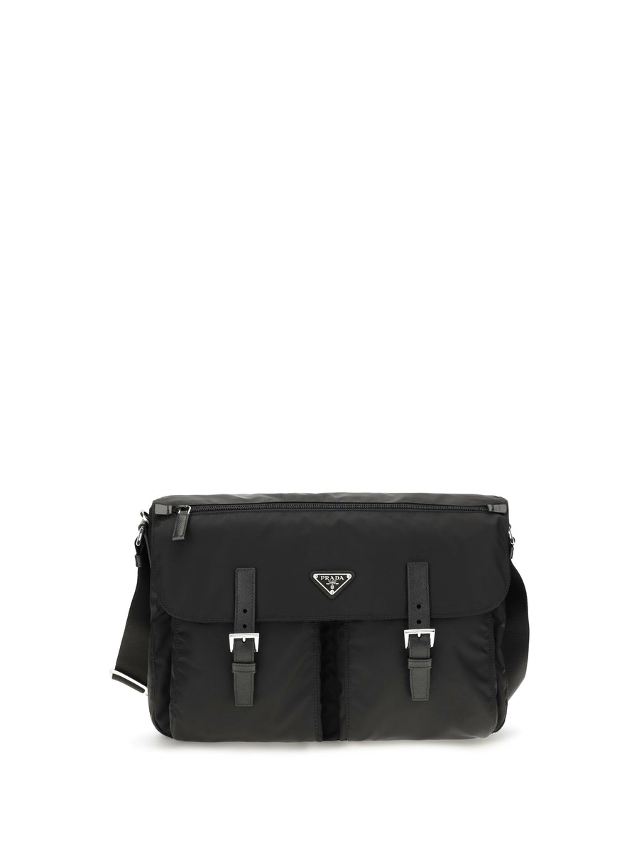 Prada Re-Nylon Shoulder Bag — Black Polyamide