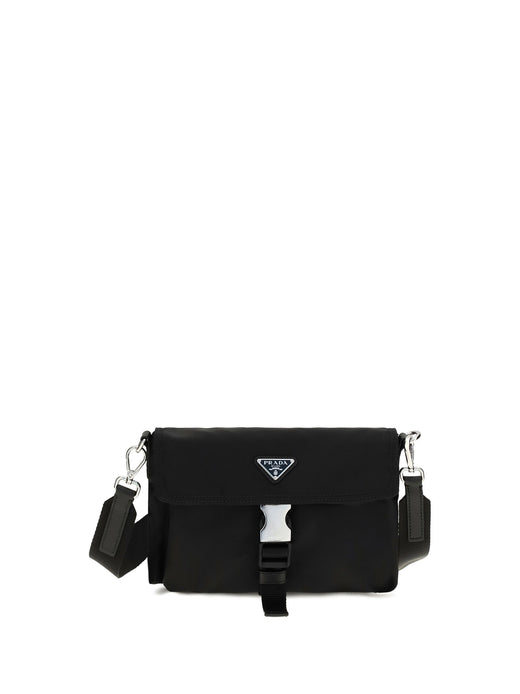 Prada Re-Nylon Smartphone Holder Card Case — Black Recycled Polyamide Cases