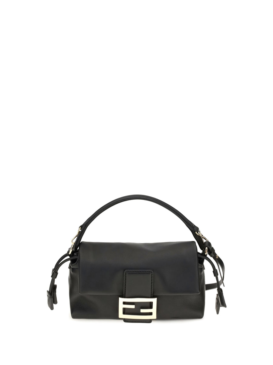 Fendi Baguette Shoulder Bag — Black Upper: Lamb Ovis Aries
