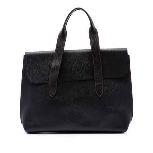Grained Calfskin Anagram Briefcase - Image 1