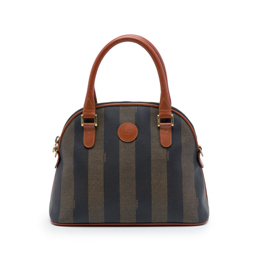 Pequin Coated Canvas Dome Satchel - Image 1