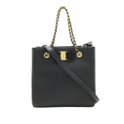 Leather Vara Bow Satchel - Image 1