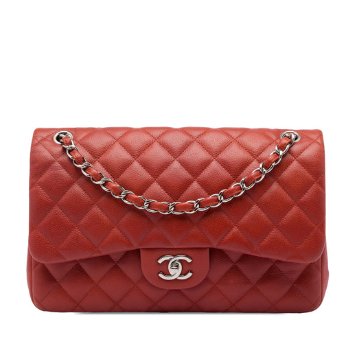 Jumbo Classic Caviar Double Flap - Image 1