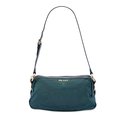 Tessuto Canapa Logo Shoulder Bag - Image 1