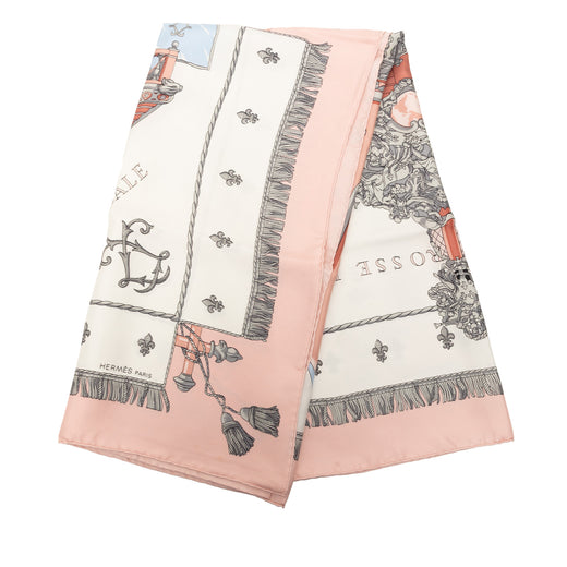 Vue du Carosse de la Galere la Reale Silk Scarf 90 - Image 1