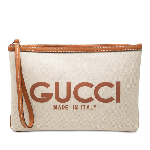Canvas Logo Clutch - Image 1