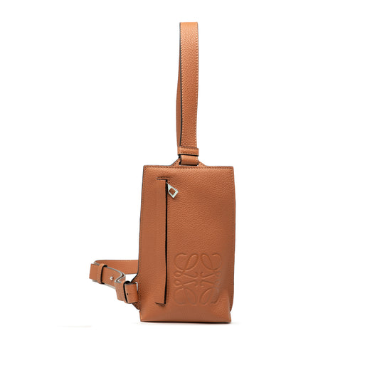 Soft Grained Calfskin Vertical T Pocket Crossbody - Image 1