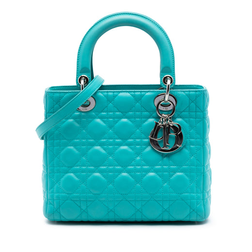 Medium Lambskin Cannage Lady Dior - Image 1
