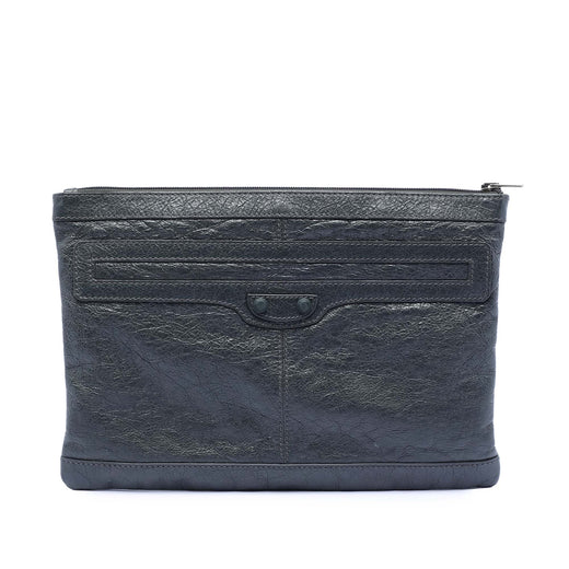 Lambskin Motocross Classic Clip M Clutch - Image 1