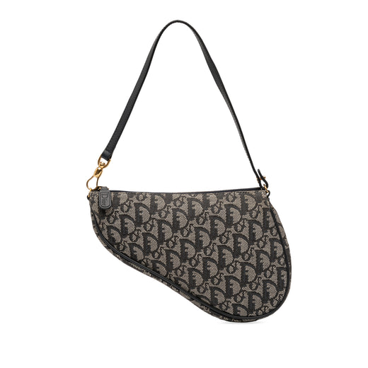Mini Diorissimo Canvas Saddle Pochette - Image 1