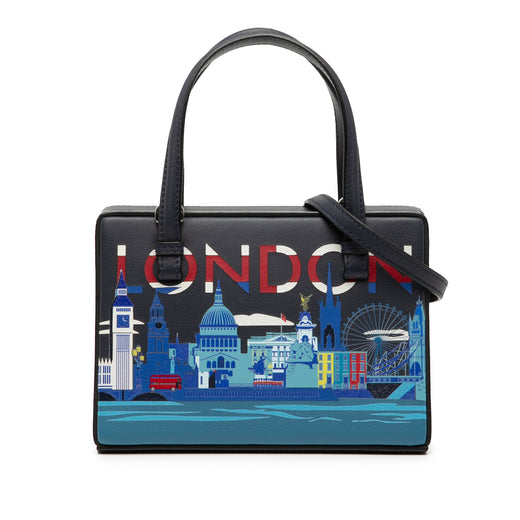 Small Leather London Postal Top Handle Bag - Image 1