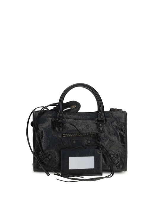 Balenciaga Top Handle Bag — Black Lamb Ovis Aries