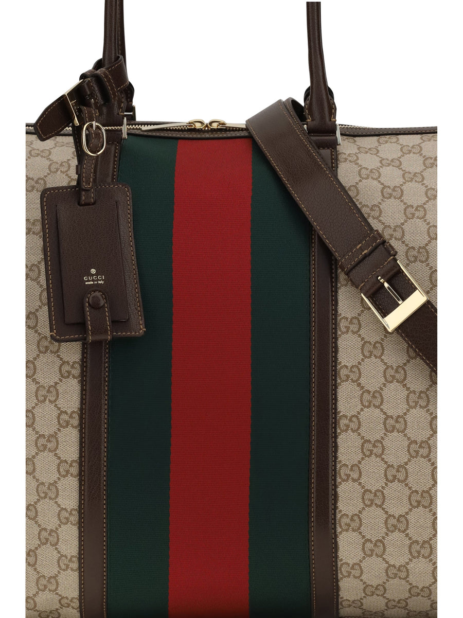 Gucci Shoulder Bag — Brown Fabric