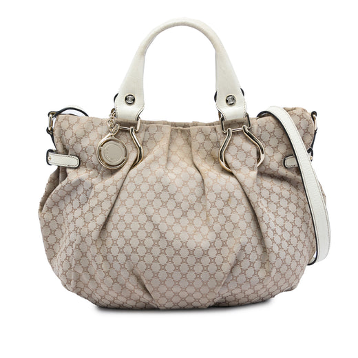 Macadam Canvas Pillow Satchel - Image 1