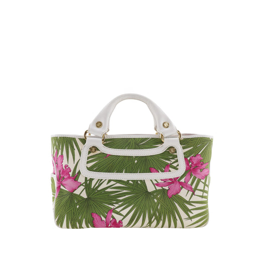 Canvas Botanical Print Boogie Handbag - Image 1