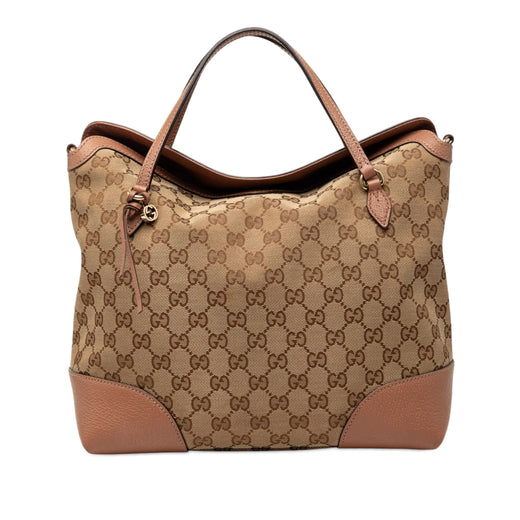 Medium GG Canvas Bree Fold Over Tote - Image 1