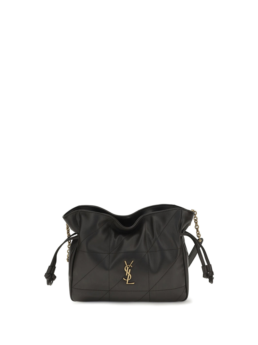 Saint Laurent Jamie Clutch — Black Lamb Ovis Aries