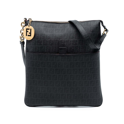 Zucchino Coated Canvas Charm Zip Crossbody - Image 1