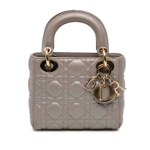 Mini Lambskin Cannage Lady Dior - Image 1