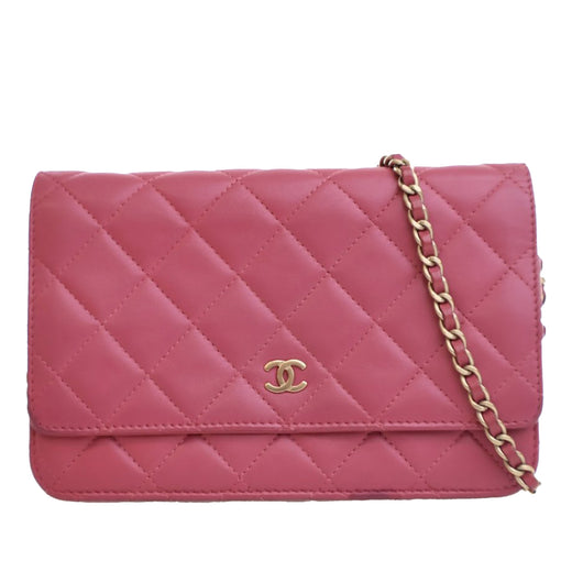 CC Quilted Lambskin Wallet on Chain - Image 1