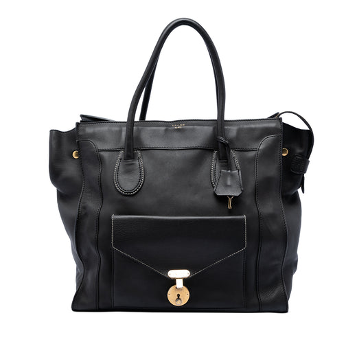 Leather Envelope Luggage Tote - Image 1