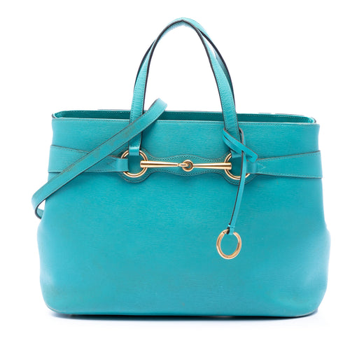 Leather Bright Bit Satchel - Image 1