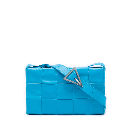 Paper Calfskin Intrecciato Cassette Crossbody - Image 1