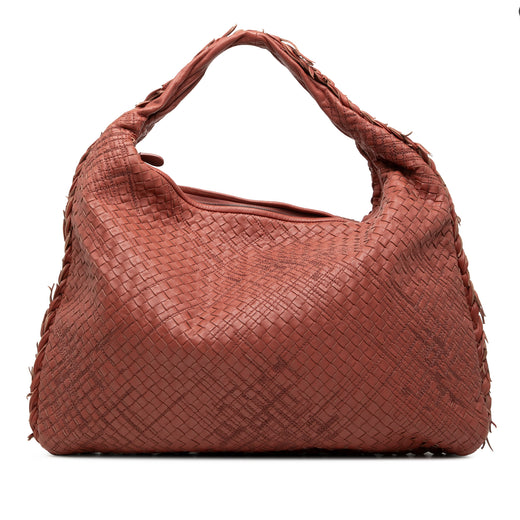 Large Nappa Intrecciato Veneta Hobo - Image 1
