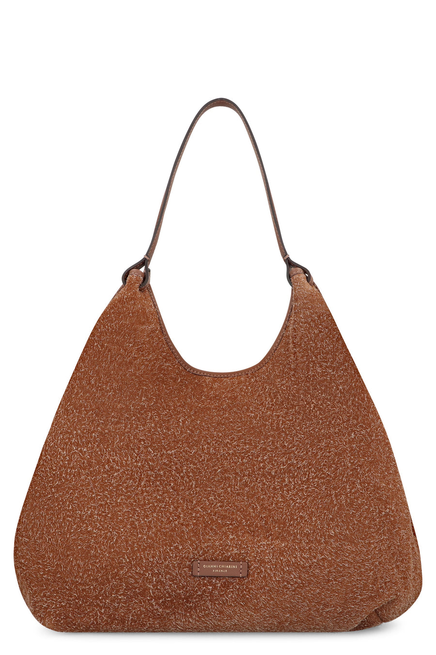 Gianni Chiarini Dua Shoulder Bag — Beige Cowhide