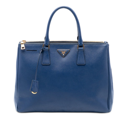 Large Saffiano Lux Galleria Double Zip Tote - Image 1