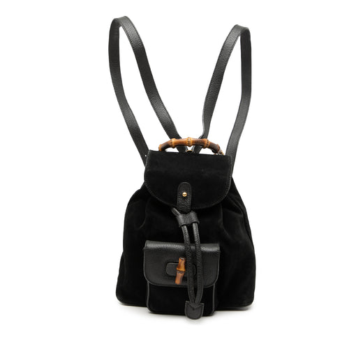 Suede Bamboo Backpack - Image 1