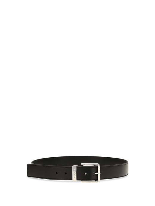 Givenchy Gentlemen Belt — Black Calf Leather