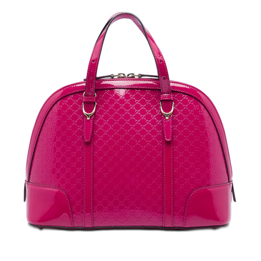 Small Microguccissima Patent Nice Dome Satchel - Image 1