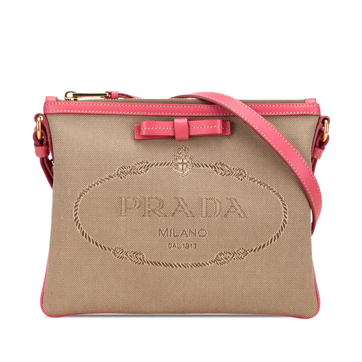 Canvas Canapa Logo Bow Crossbody - Image 1
