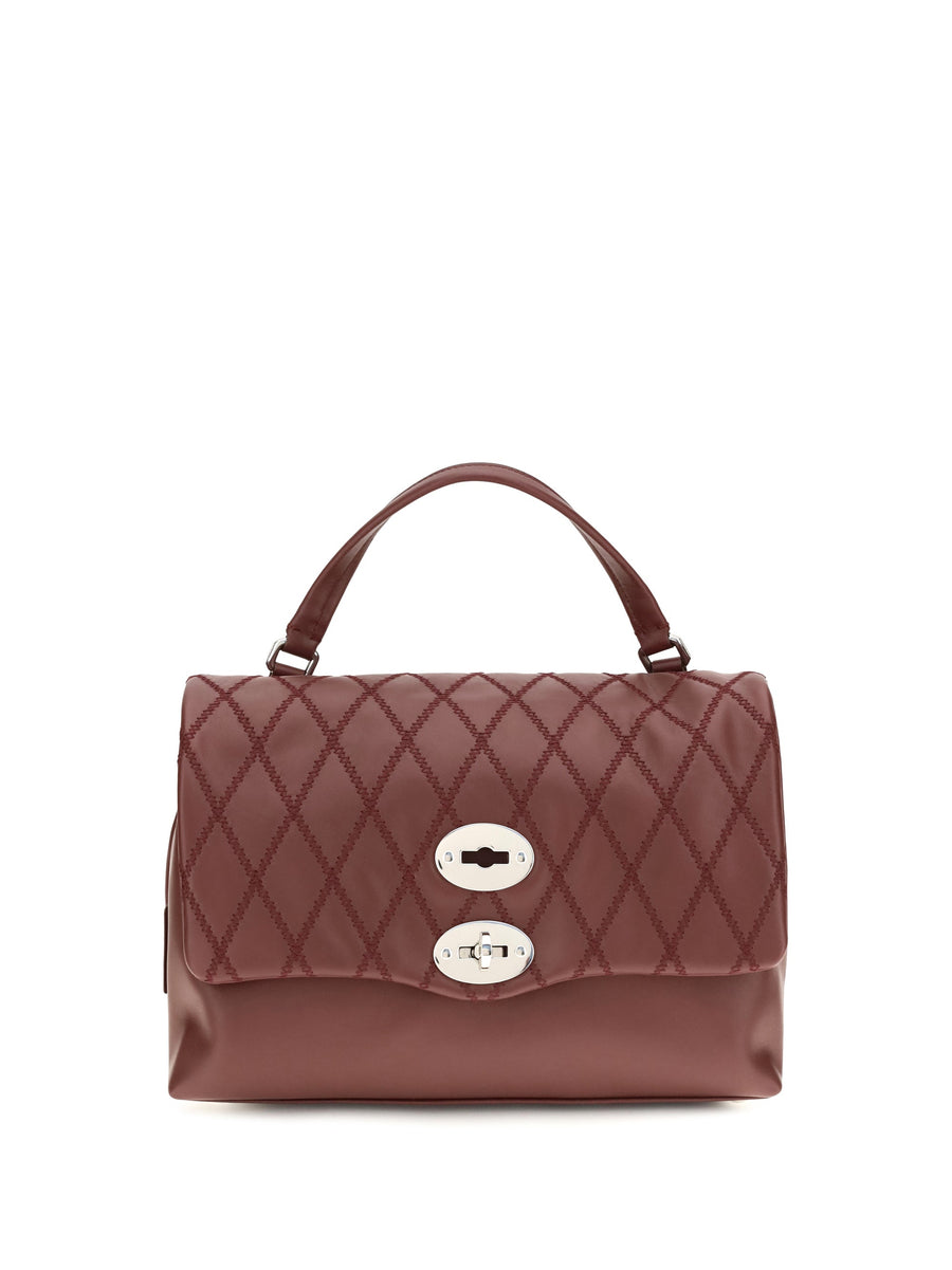 Zanellato Top Handle Bag — Red Calf Leather Bos Taurus
