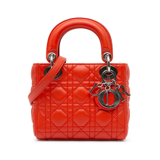 Mini Lambskin Cannage Lady Dior - Image 1