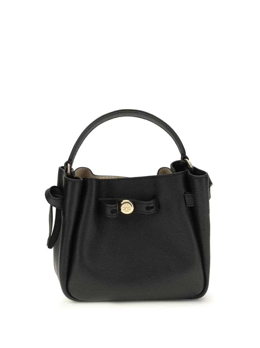 Tory Burch Shoulder Bag — Black Calf Leather Bos Taurus